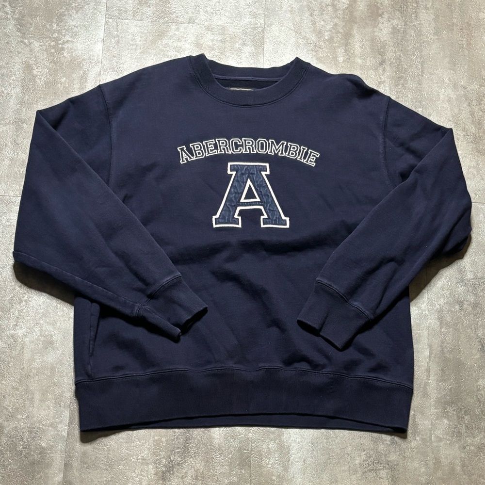Vintage Abercrombie and Fitch Embroidered Sweater Mens XL
